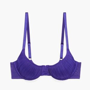 NWT Savage X Fenty Gathered Mesh Balconette Bra